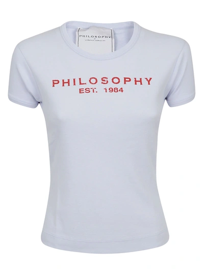 Shop Philosophy Di Lorenzo Serafini Logo Print T-shirt In A0291