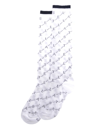 Shop Stella Mccartney Sock Logo In White