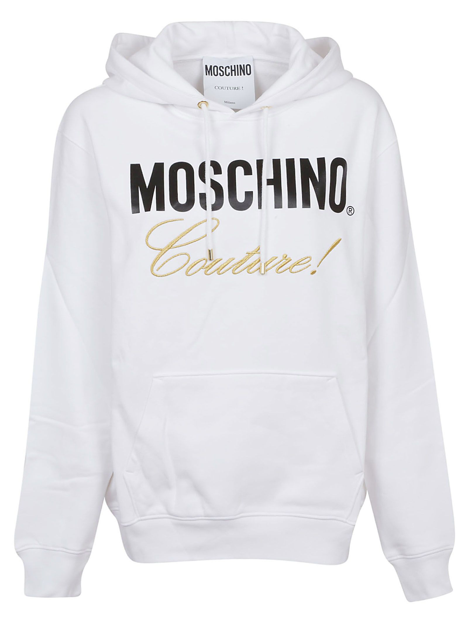 white moschino sweatshirt