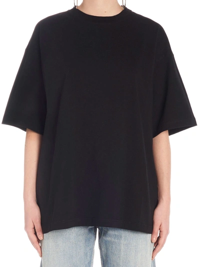 Shop Balenciaga 'i Love Techno' T-shirt In Black