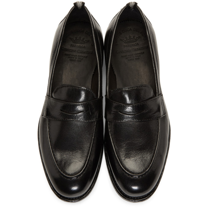 Officine Creative Black Ivy 12 Loafers | ModeSens