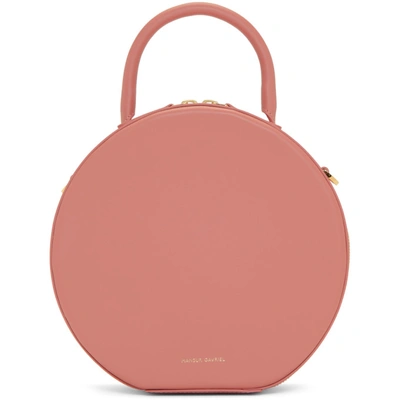 Shop Mansur Gavriel Pink Circle Crossbody Bag In Blush