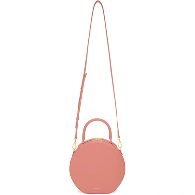 Shop Mansur Gavriel Pink Circle Crossbody Bag In Blush