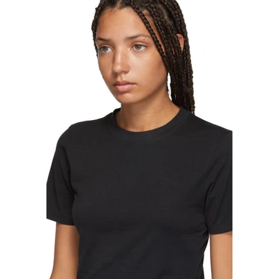 Shop Acne Studios Black Dorla E Base T-shirt