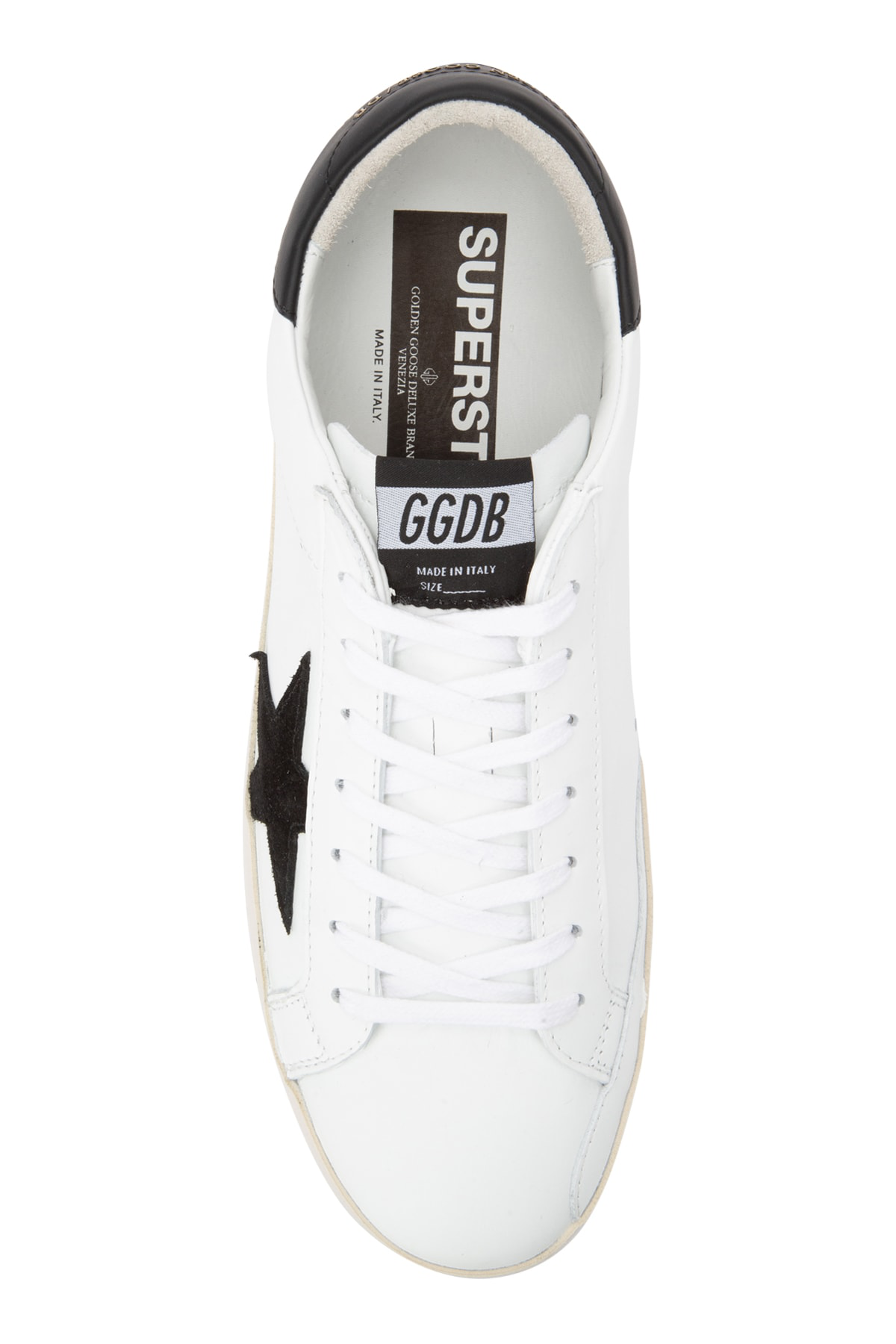 Golden Goose Super Star黑尾运动鞋 In White | ModeSens