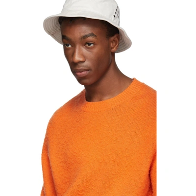 Shop Acne Studios Orange Peele Sweater In Pumpkinorng