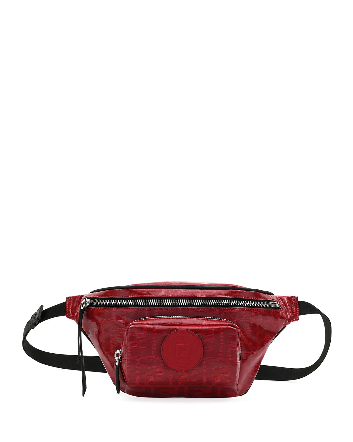 Fendi Men's Vertficato Printed Belt Bag 