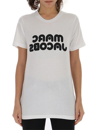 Shop Marc Jacobs Logo Printed T In White