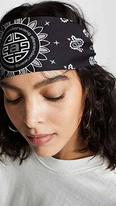 Shop Alexander Wang Bandana Hat In Black