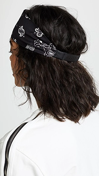 Shop Alexander Wang Bandana Hat In Black