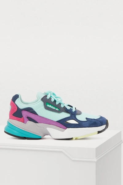 Shop Adidas Originals Falcon Sneakers In Menthe Clair