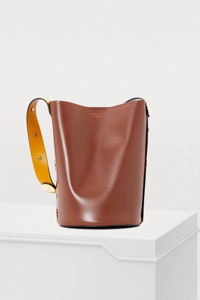Shop Marni Punch Bucket Shoulder Bag