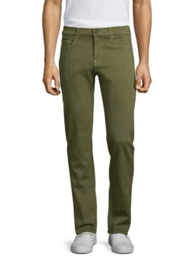 Shop 7 For All Mankind Slimmy Luxe Sport Slim Straight Jeans In Pine