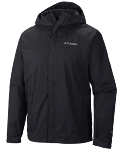 Shop Columbia Men's Watertight Ii Water-resistant Rain Jacket In Black