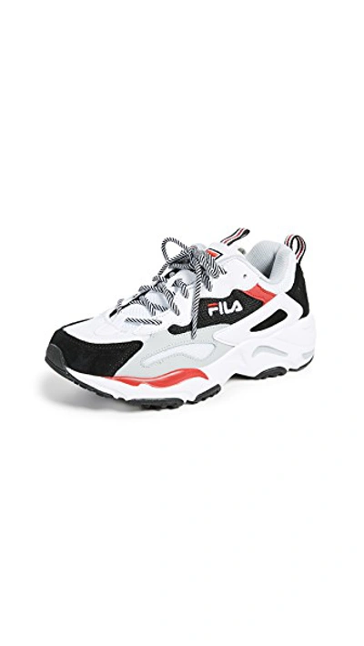 Fila Women's Ray Tracer Low-top Sneakers In Wht/blk/hris | ModeSens