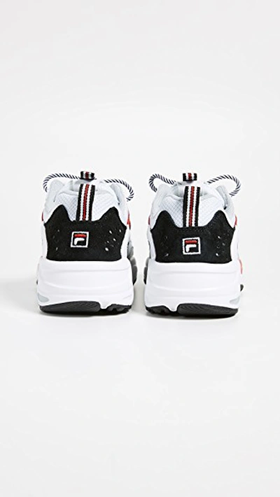 Shop Fila Ray Tracer Sneakers In Wht/blk/hris