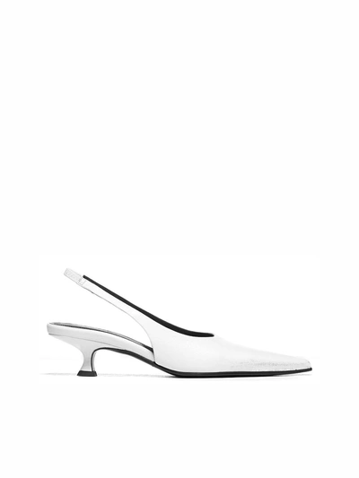 Shop Mm6 Maison Margiela High-heeled Shoe In Bianco