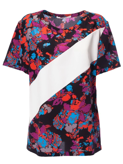 Shop Givenchy Floral Print Top In Multicolored