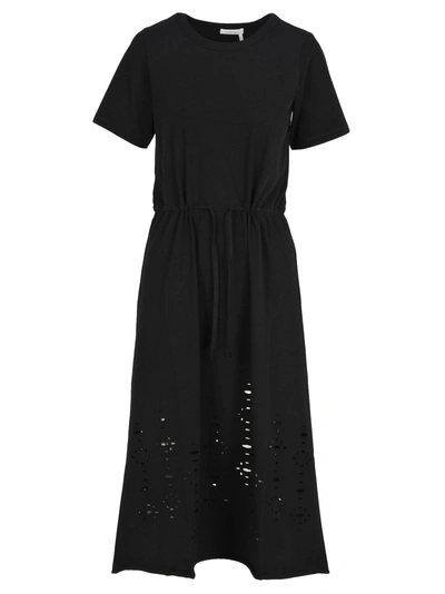 Shop See By Chloé See By Chloe' Tshirt Dress In Black