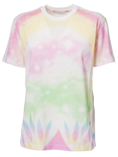 Shop Stella Mccartney Winged Heart T-shirt In Multicolor