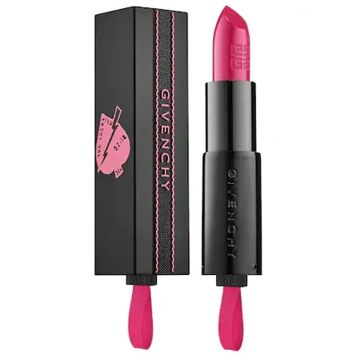 Shop Givenchy Rouge Interdit Satin Lipstick - Love Collection 22 Infarose 0.12 oz/ 3.4 G