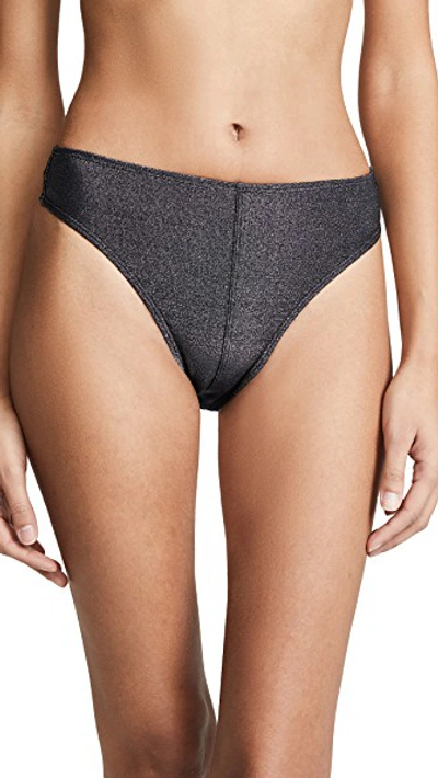 Shop Ack Amore Bikini Bottoms In Silver