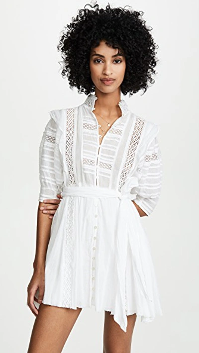 Free people sydney shop lace pintucked dress