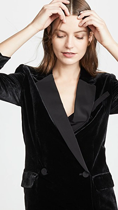 Shop Joie Albertyne Blazer Dress In Caviar