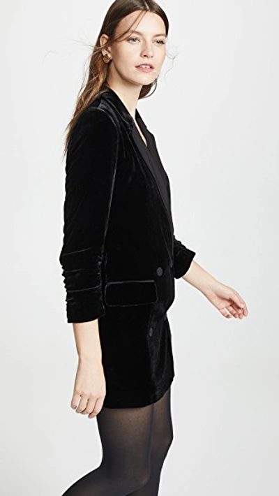 Shop Joie Albertyne Blazer Dress In Caviar