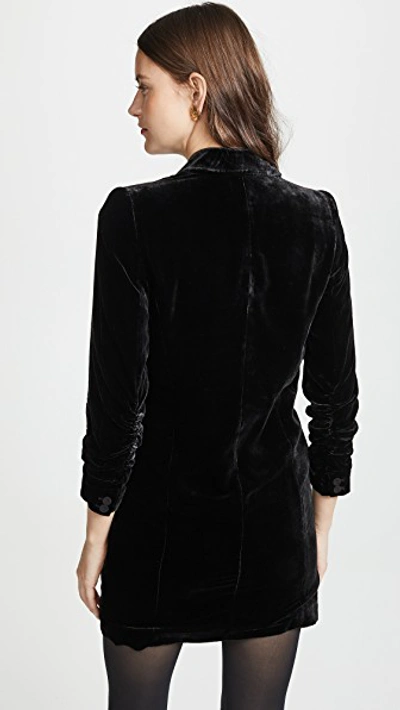 Shop Joie Albertyne Blazer Dress In Caviar