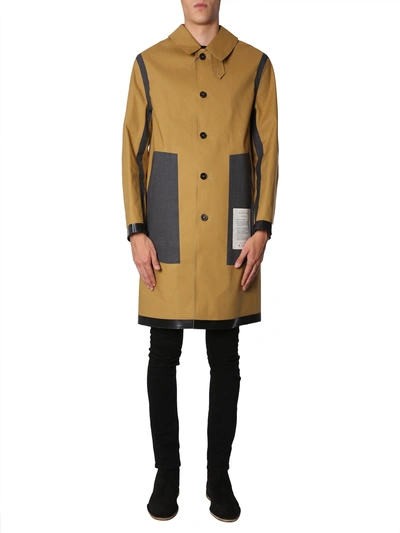 Shop Mackintosh Insideout Coat In Marrone