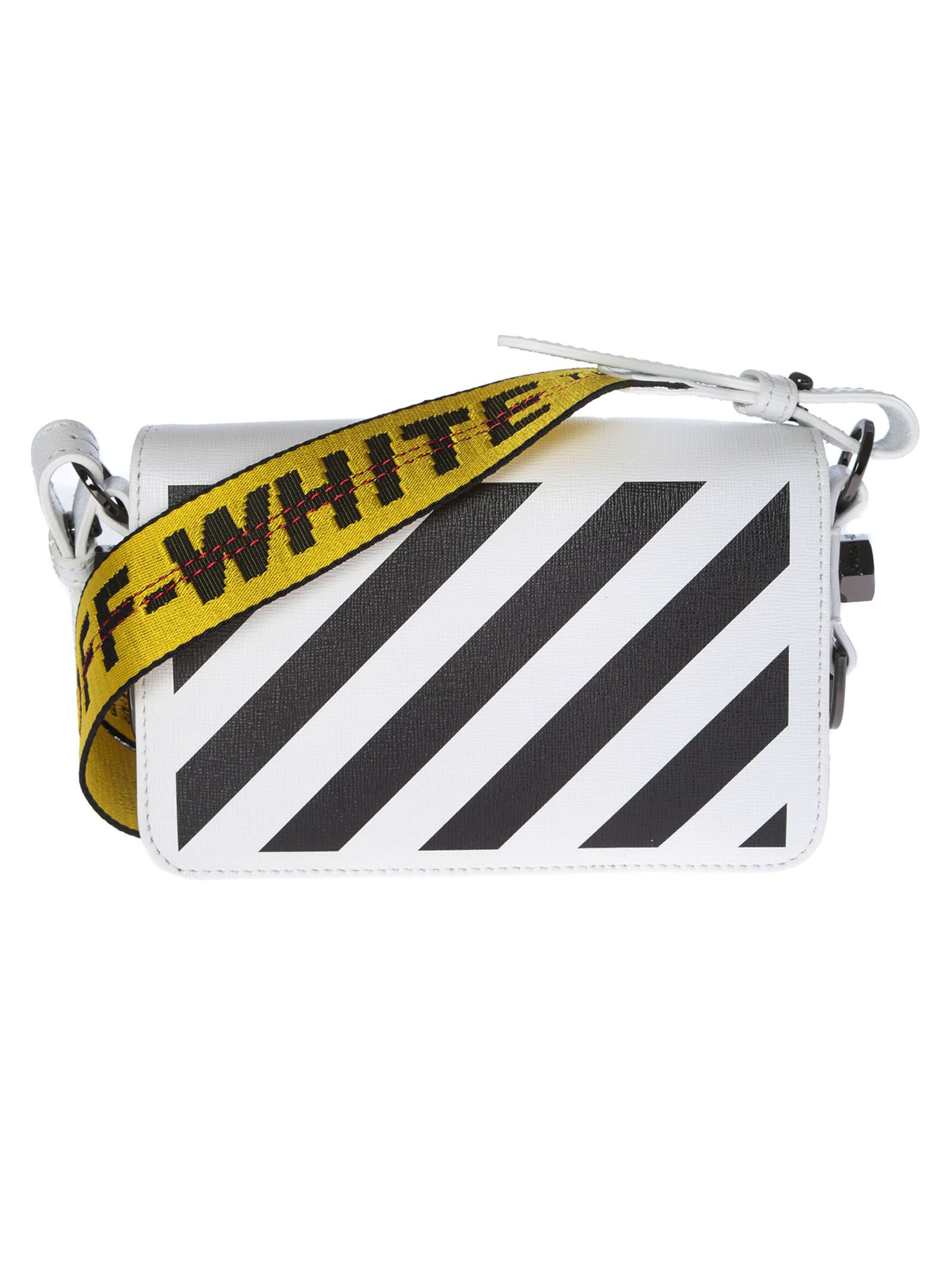 off white purse strap