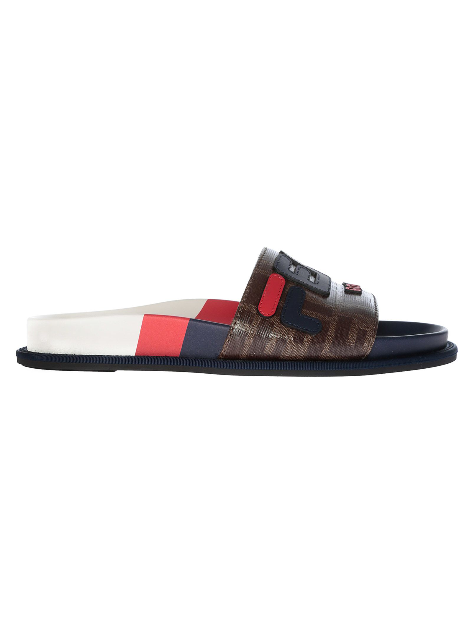 colorful fendi slides