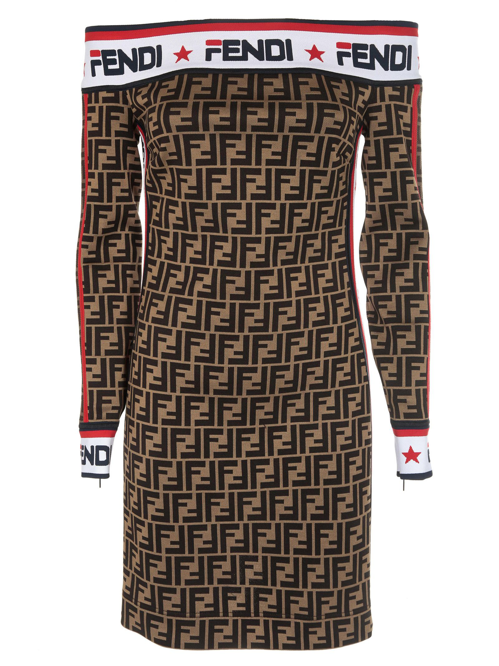 fendi print dress