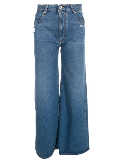Shop Off-white Wide-leg Jeans