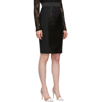 Shop Dolce & Gabbana Dolce And Gabbana Black Fitted Pencil Skirt In N0000 Black