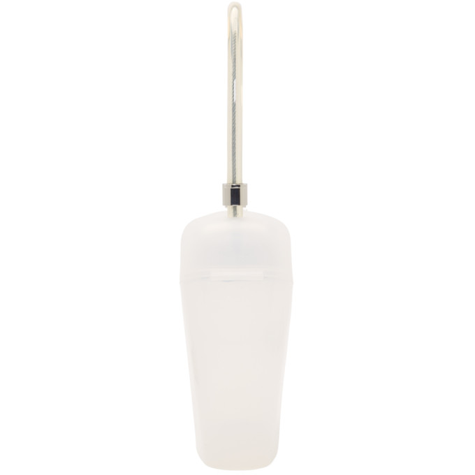 palm angels padlock bag clear