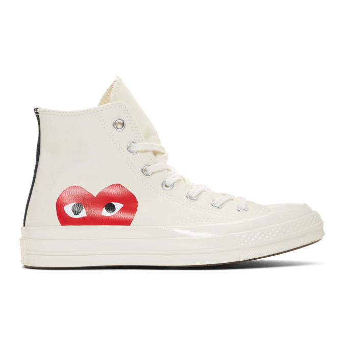white & black heart print converse pro edition sneakers