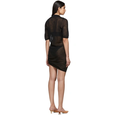 Shop Jacquemus Black La Robe Piana Dress