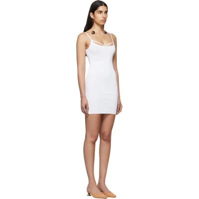 Shop Jacquemus Off-white La Robe Dolceaqua Dress In Off White