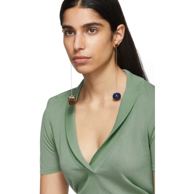 Shop Jacquemus Green La Maille Marinaio Polo In Mint