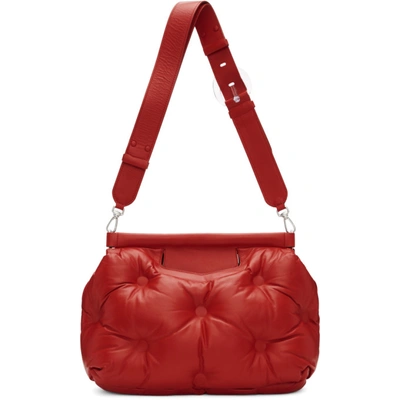 Shop Maison Margiela Red Medium Glam Slam Bag In T4327 Red