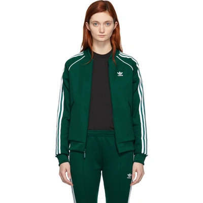 ModeSens In Green Adidas | Originals Collegiateg Sst Track Adicolor Jacket