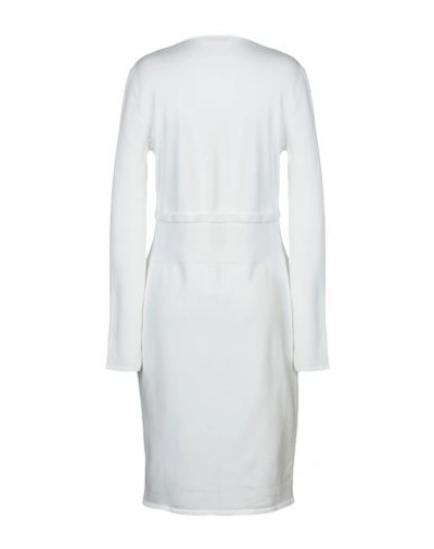 Shop Versace Short Dress In White