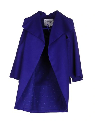 Shop Dsquared2 Coat In Purple