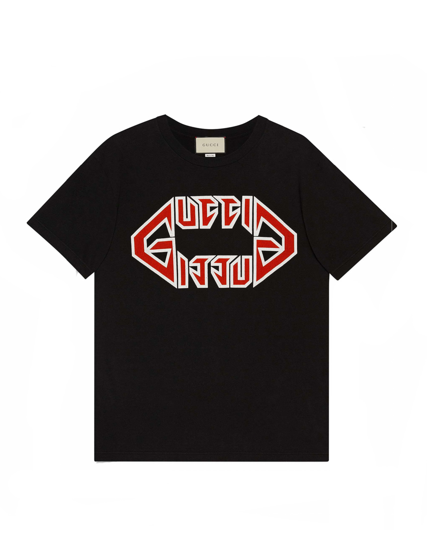 gucci metal logo t shirt