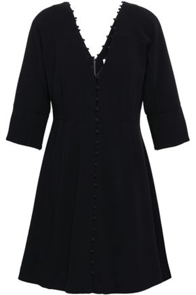 Shop Cinq À Sept Woman Crepe Mini Dress Black
