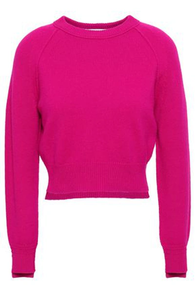 Shop Helmut Lang Woman Cashmere Sweater Magenta