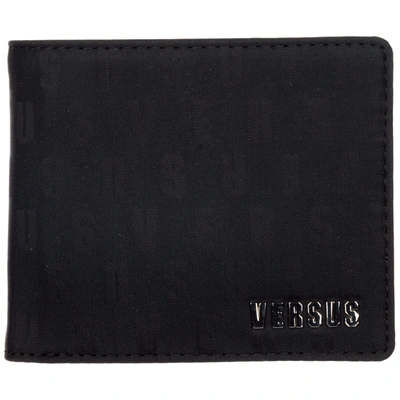 Shop Versus Men's Genuine Leather Wallet Credit Card Bifold In Black