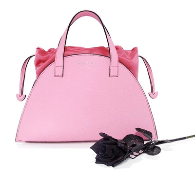 Shop Meli Melo Giada Mini Tote Bag Peony Pink